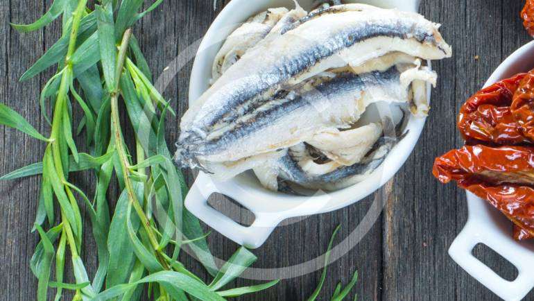 Scallops with Spinach and Paprika Syrup